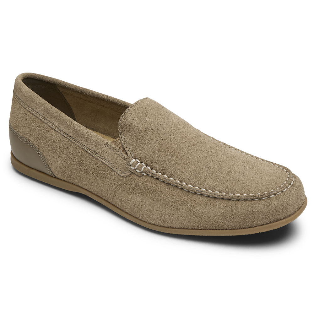 Rockport Mens Malcom Venetian - Slip-On Olive - TWY271549